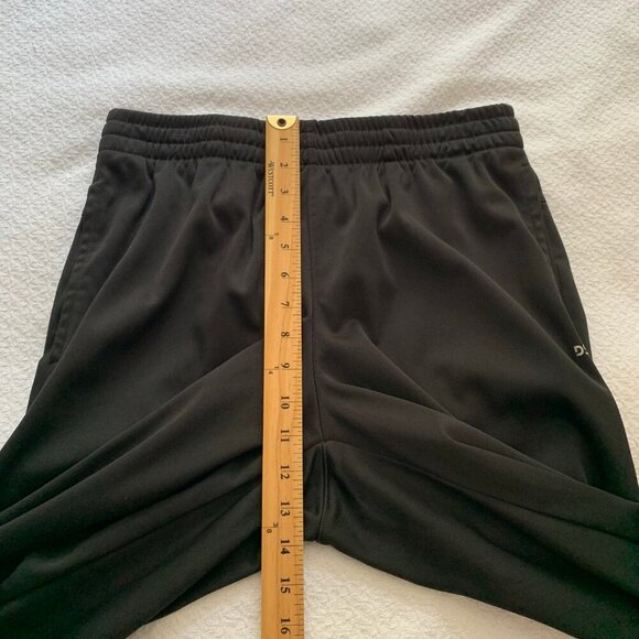 DSG men's black pull on elastic waist workout athletic sweatpants pants - Picture 8 of 9